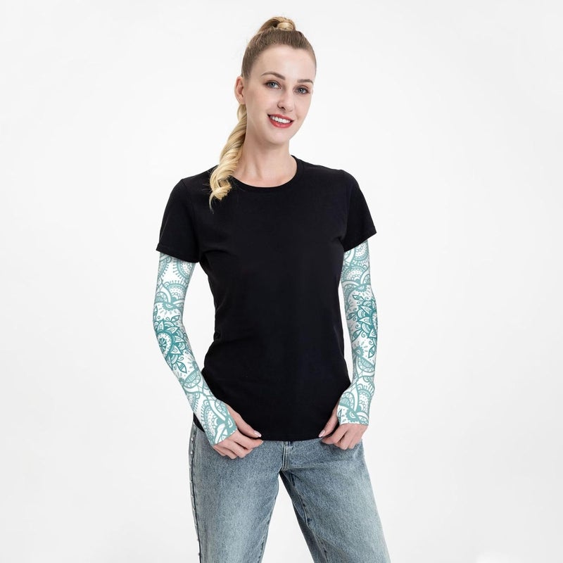 ANSGSD Gardening Sleeves For Women Men, Farm Sun Protection Thorn Proof Cooling Arm Sleeves Cover Arms For Garden Sports - Image 5